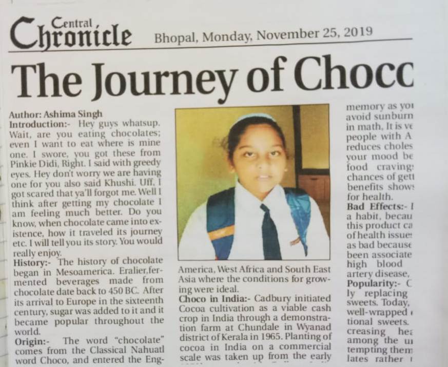 The Journey of Choco - Ryan International School, Malad West